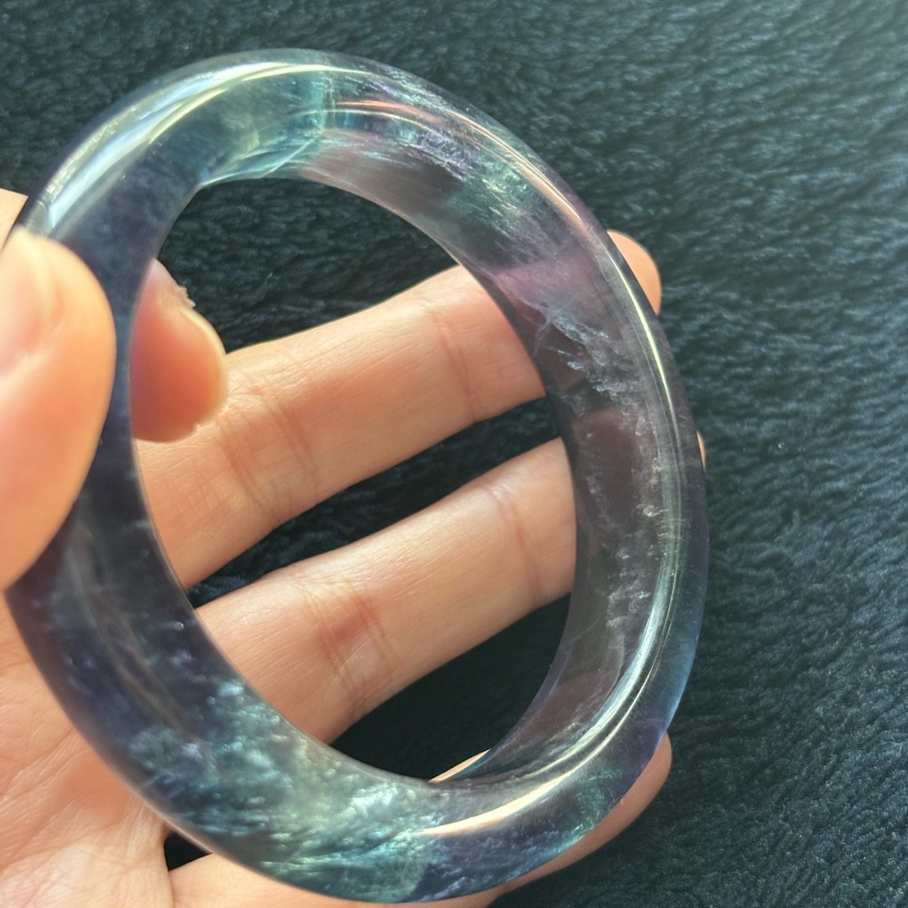 Multicolor Fluorite Bangle - Picture 8 of 8